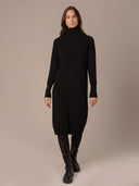 Superweiches Midi-Kleid mit Rollkragen