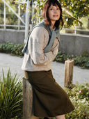 Britischer Woll-Heritage-Gansey-Pullover