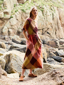 Bias-Cut-Midikleid