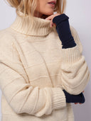Recycled Geelong Cuff Fingerless Gloves