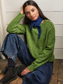 Donegal Saddle Shoulder Crew Jumper