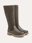 Waterproof Sheepskin Lined Tall Boots