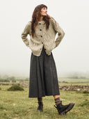 British Wool Cable Cardigan