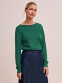 Merino Fine Knit Boat Neck Jumper