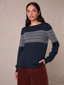 Merino Fine Knit Boat Neck Jumper