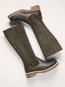 Water Resistant Sheepskin Lined Tall Boots