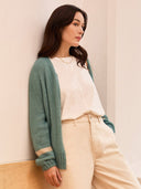 Alpaca / Cotton Slouch Cardigan