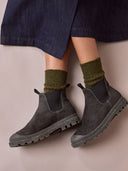 Chelsea-Boots mit Zehenkappe