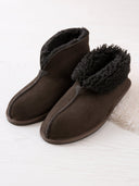 Men's Sheepskin Bootee Slippers