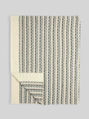 Merino-Kabeldecke mit Streifen