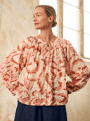 Tie Neck Swing Shirt