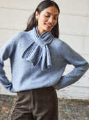 Alpaca Pull Through Cable Scarf