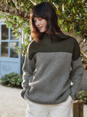 Felted Funnel Neck Jumper