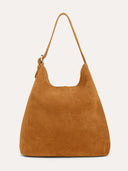 Suede Slouchy Shoulder Bag