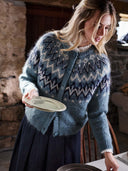Mohair Icelandic Yoke Cardigan