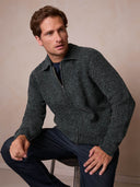 Men's Donegal Zip Through Cardigan