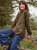 Felted Funnel Neck Jumper