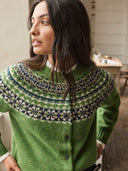 Harley of Scotland Highlands Rundhals-Strickjacke