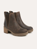 Chelsea-Boots mit Blockabsatz
