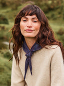 Microstripe Triangle Scarf