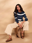 Merino Fine Knit Boat Neck Jumper