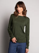 Merino Fine Knit Boat Neck Jumper